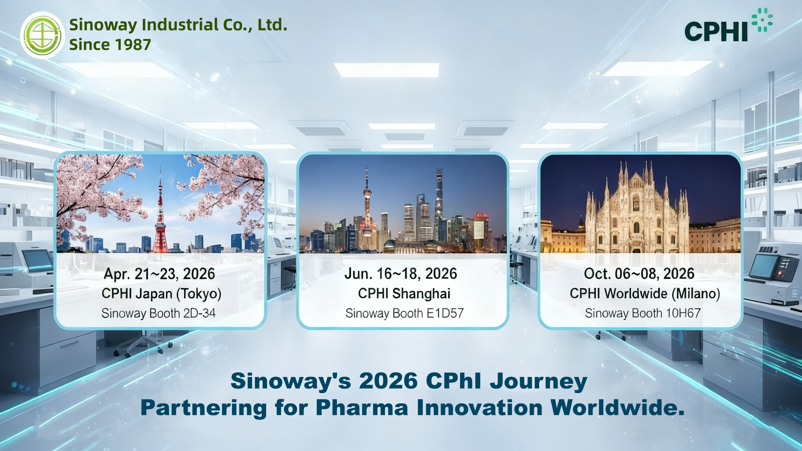 SINOWAY at CPHI 2026